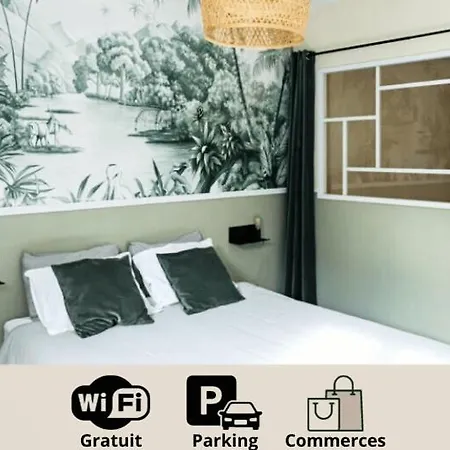 Appartamento Oasis Tropicale - Appartement Cosy Et Calme A 10 Min De La Gare De Roanne Roanne